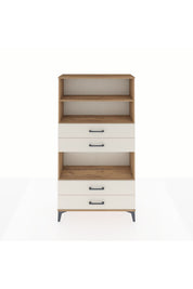 Arges Dolap 3 Raflı 4 Çekmeceli 88x30x163 - S21M100V7A