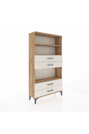 Arges Dolap 3 Raflı 4 Çekmeceli 88x30x163 - S21M100V7A