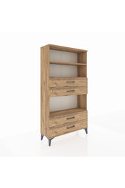 Arges Dolap 3 Raflı 4 Çekmeceli 88x30x163 - S21M100V9A