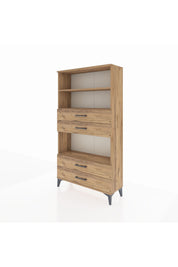 Arges Dolap 3 Raflı 4 Çekmeceli 88x30x163 - S21M100V9A