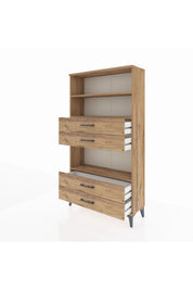 Arges Dolap 3 Raflı 4 Çekmeceli 88x30x163 - S21M100V9A