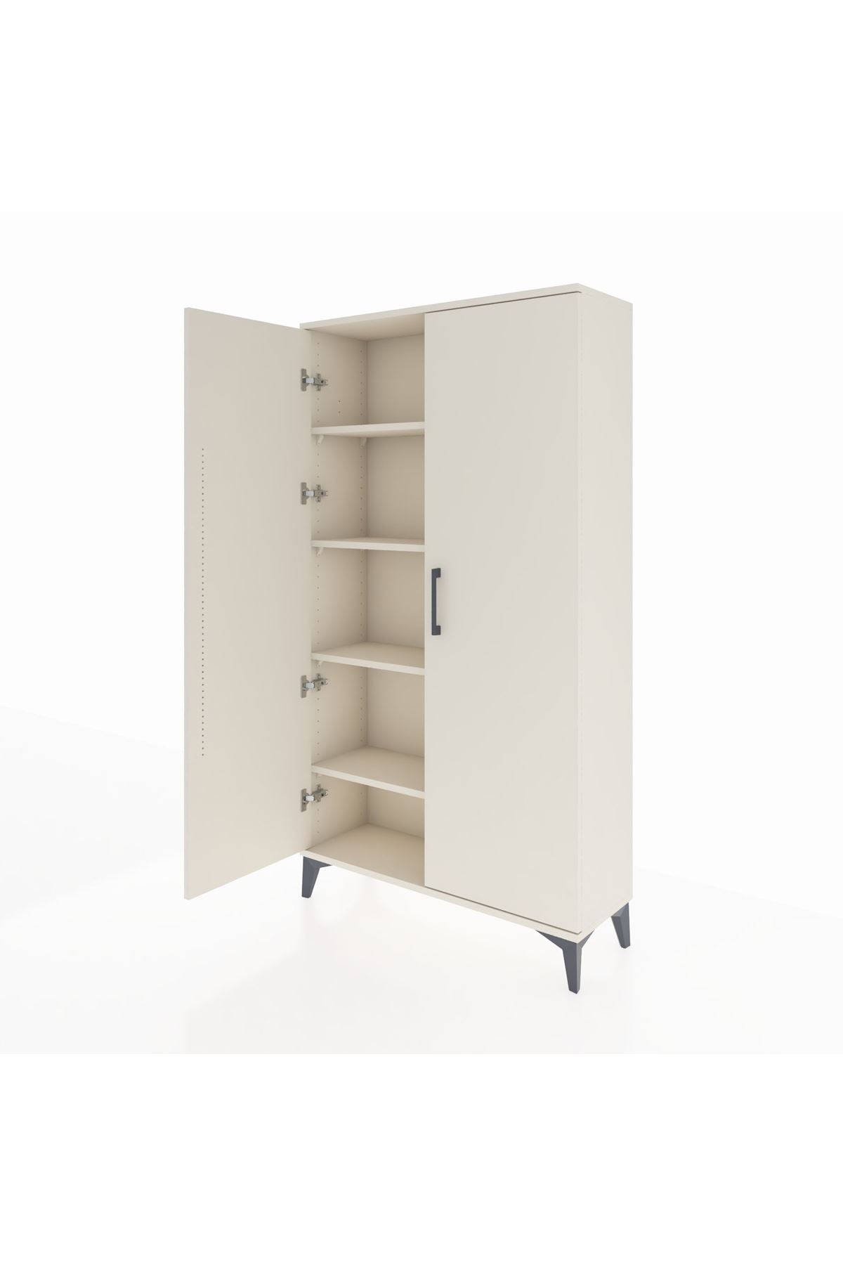 Arges Dolap 4 Raflı 2 Kapaklı 88x30x163 - S21M101V1A