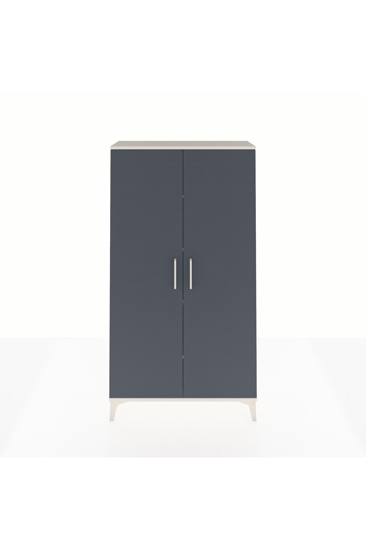 Arges Dolap 4 Raflı 2 Kapaklı 88x30x163 - S21M101V2A