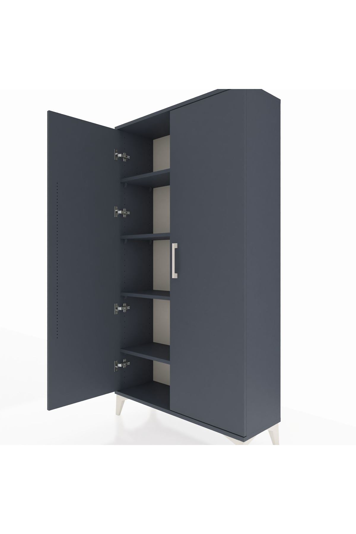 Arges Dolap 4 Raflı 2 Kapaklı 88x30x163 - S21M101V5A