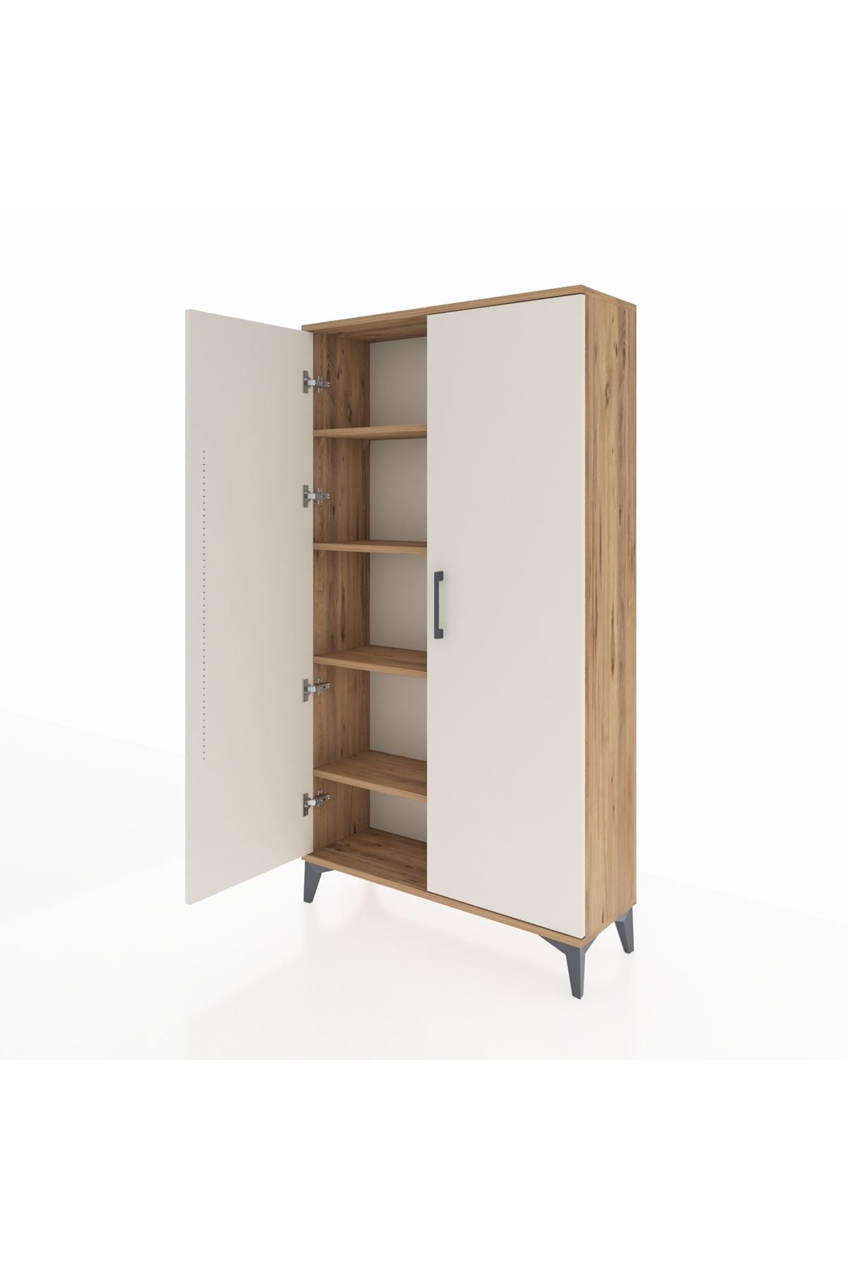 Arges Dolap 4 Raflı 2 Kapaklı 88x30x163 - S21M101V7A