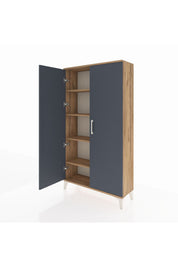 Arges Dolap 4 Raflı 2 Kapaklı 88x30x163 - S21M101V8A