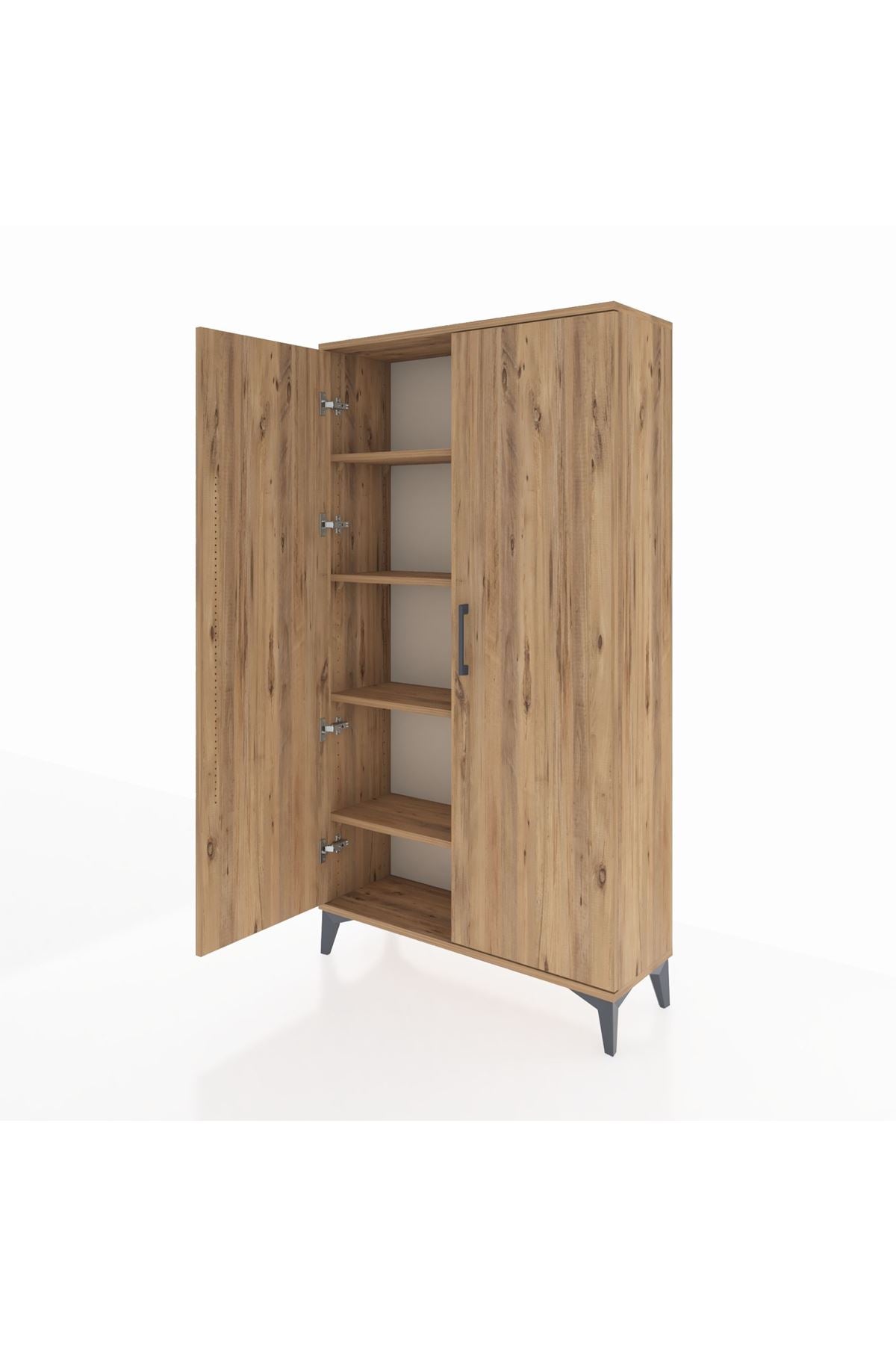 Arges Dolap 4 Raflı 2 Kapaklı 88x30x163 - S21M101V9A