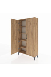 Arges Dolap 4 Raflı 2 Kapaklı 88x30x163 - S21M101V9A