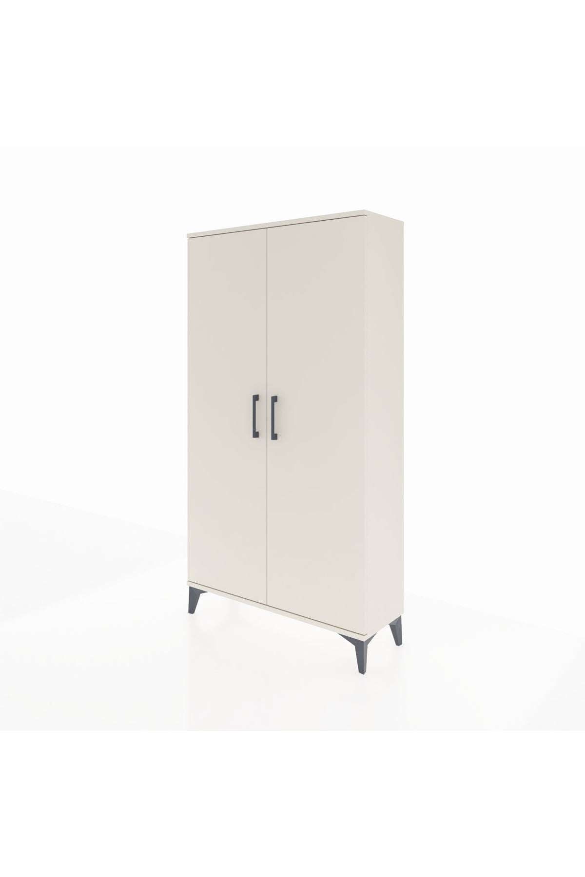 Arges Dolap 2 Raflı Kapaklı Tek Askılı 88x30x163 - S21M103V1A