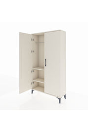 Arges Dolap 2 Raflı Kapaklı Tek Askılı 88x30x163 - S21M103V1A
