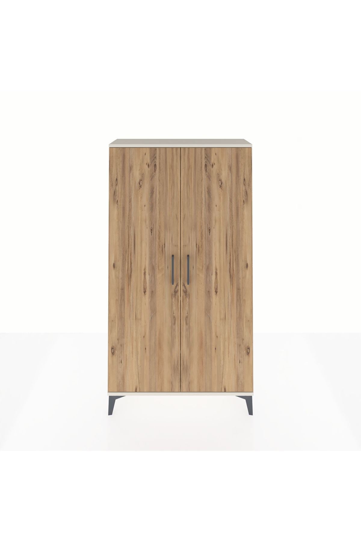 Arges Dolap 2 Raflı Kapaklı Tek Askılı 88x30x163 - S21M103V3A
