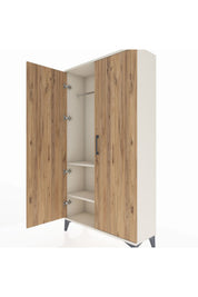 Arges Dolap 2 Raflı Kapaklı Tek Askılı 88x30x163 - S21M103V3A