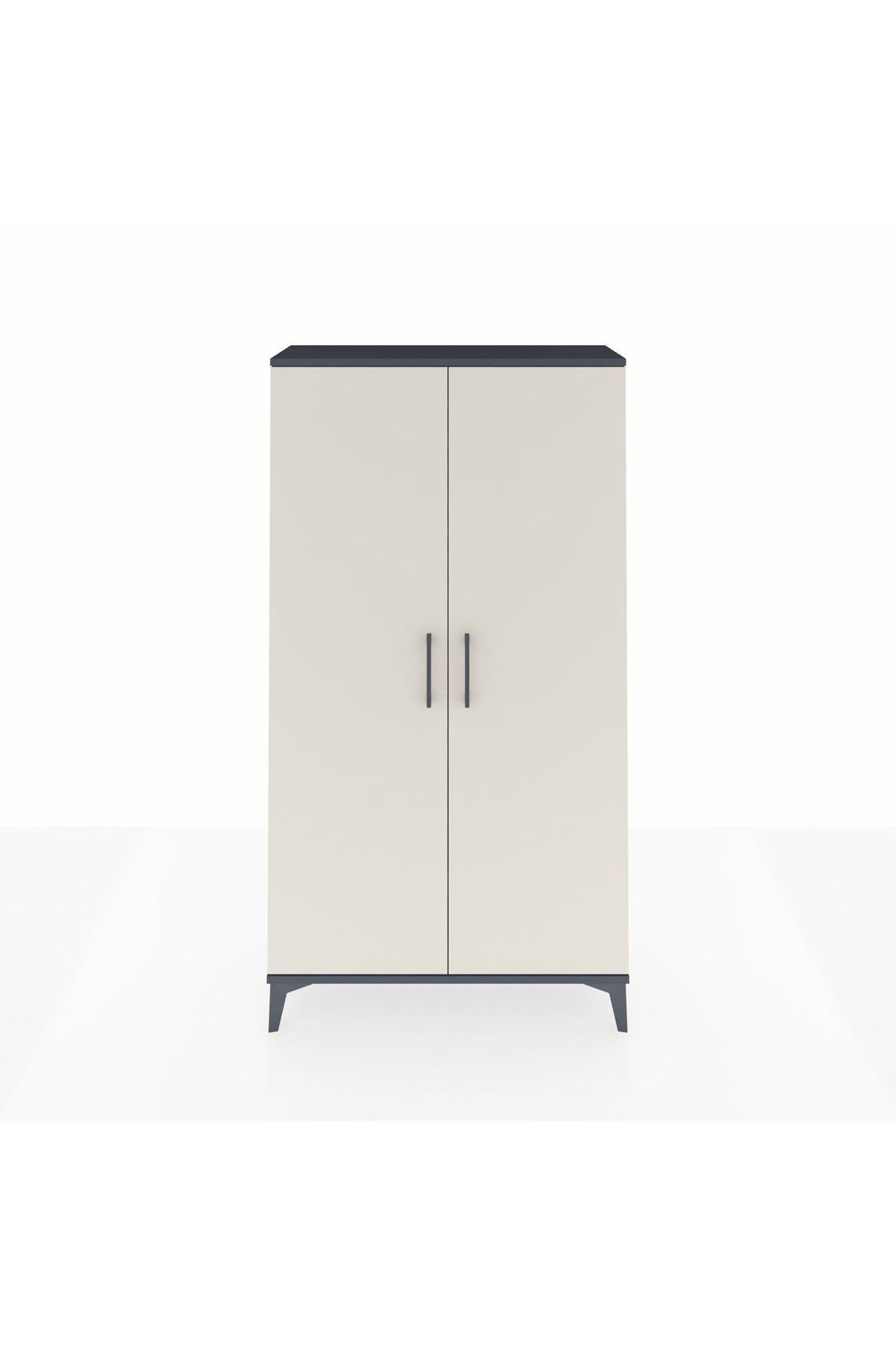 Arges Dolap 2 Raflı Kapaklı Tek Askılı 88x30x163 - S21M103V4A