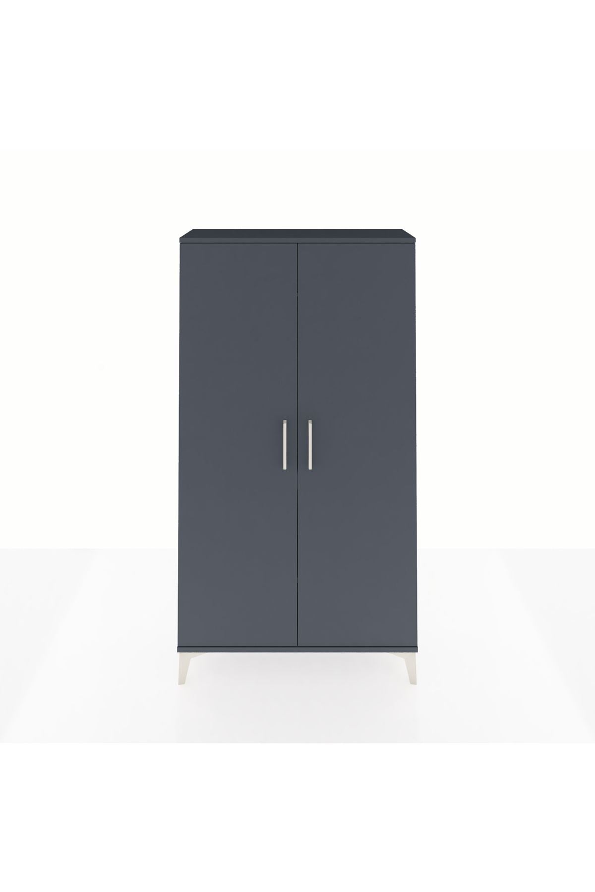 Arges Dolap 2 Raflı Kapaklı Tek Askılı 88x30x163 - S21M103V5A