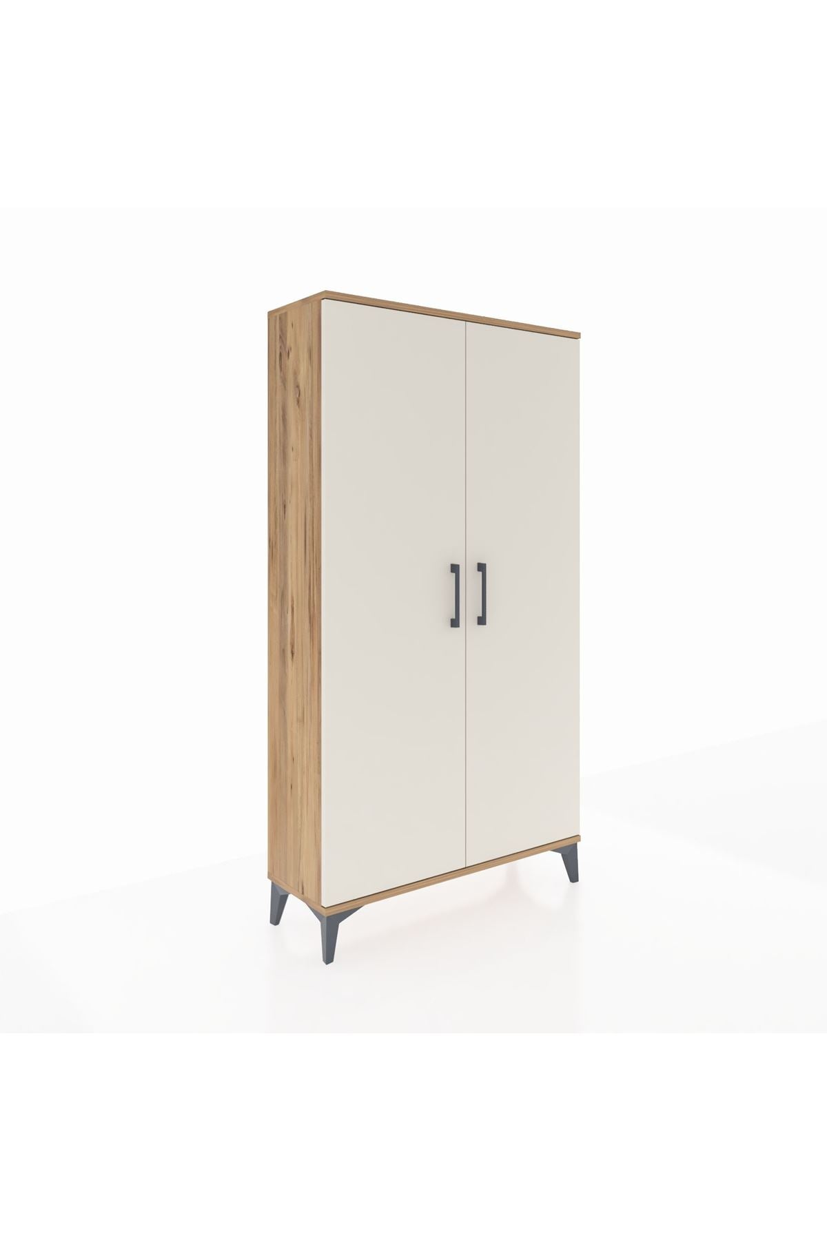 Arges Dolap 2 Raflı Kapaklı Tek Askılı 88x30x163 - S21M103V7A