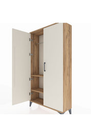 Arges Dolap 2 Raflı Kapaklı Tek Askılı 88x30x163 - S21M103V7A