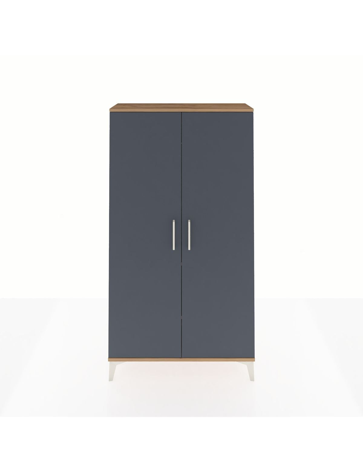 Arges Dolap 2 Raflı Kapaklı Tek Askılı 88x30x163 - S21M103V8A