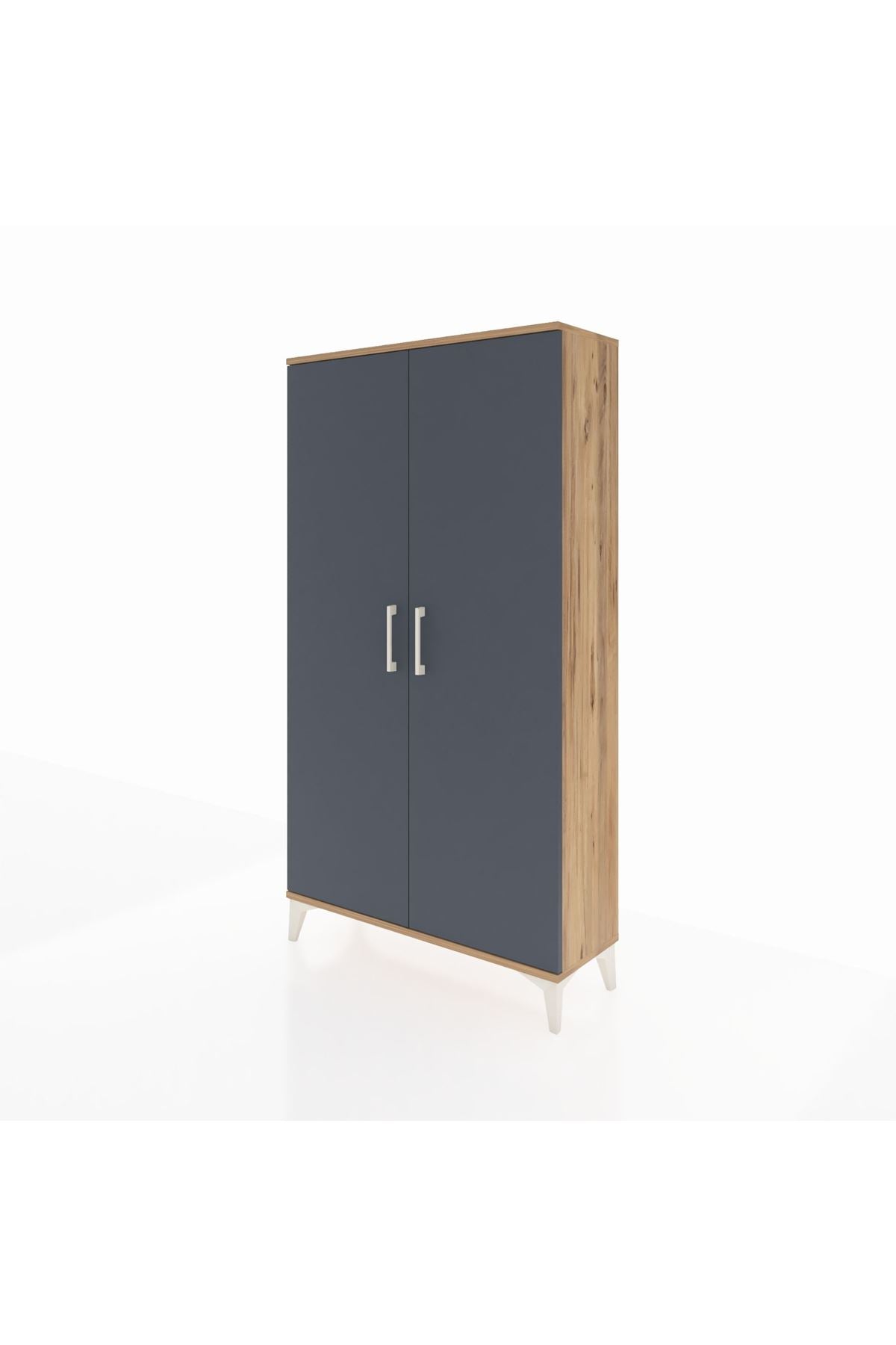 Arges Dolap 2 Raflı Kapaklı Tek Askılı 88x30x163 - S21M103V8A