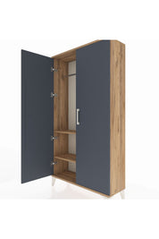 Arges Dolap 2 Raflı Kapaklı Tek Askılı 88x30x163 - S21M103V8A