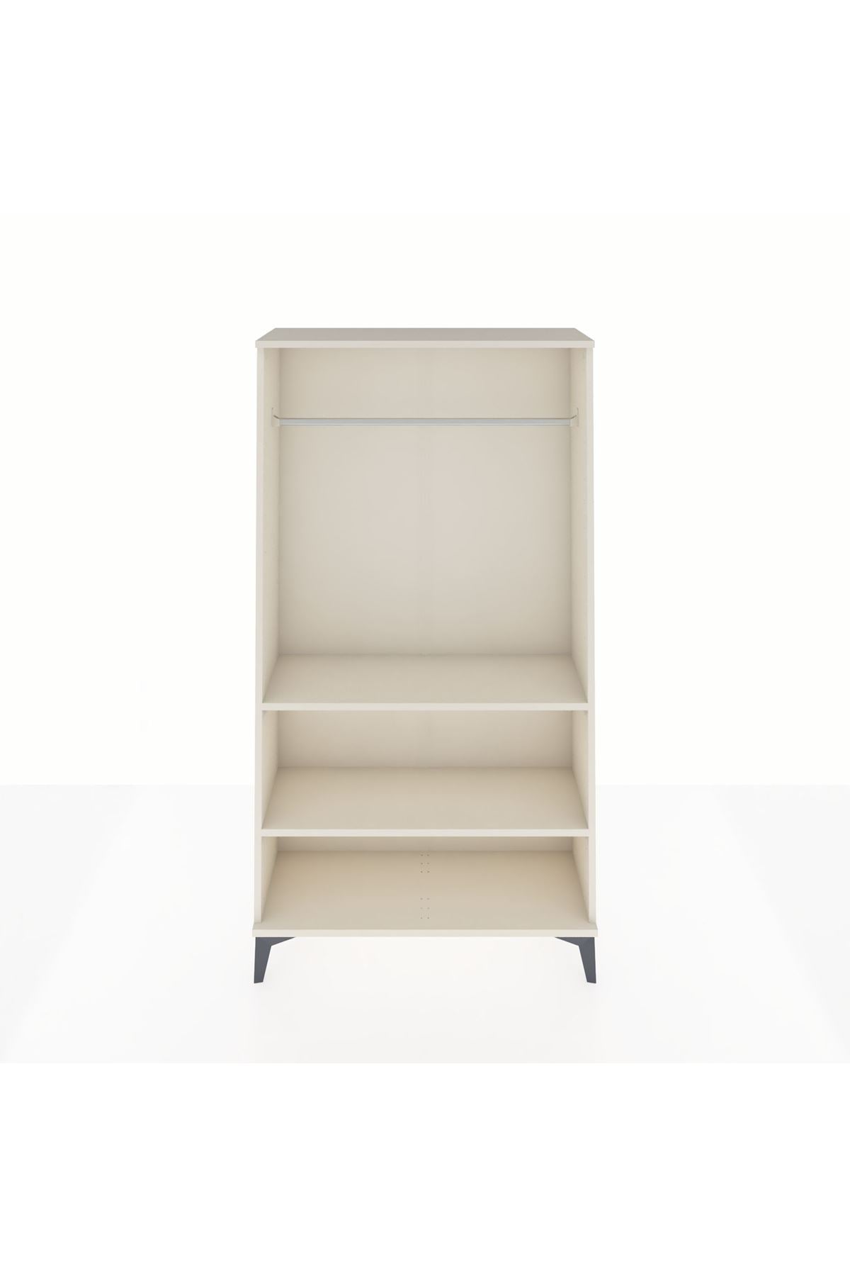 Arges Dolap 2 Raflı Kapaklı Tek Askılı 88x30x163 - S21M104V1A