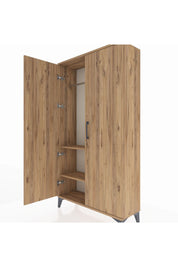 Arges Dolap 2 Raflı Kapaklı Tek Askılı 88x30x163 - S21M103V9A