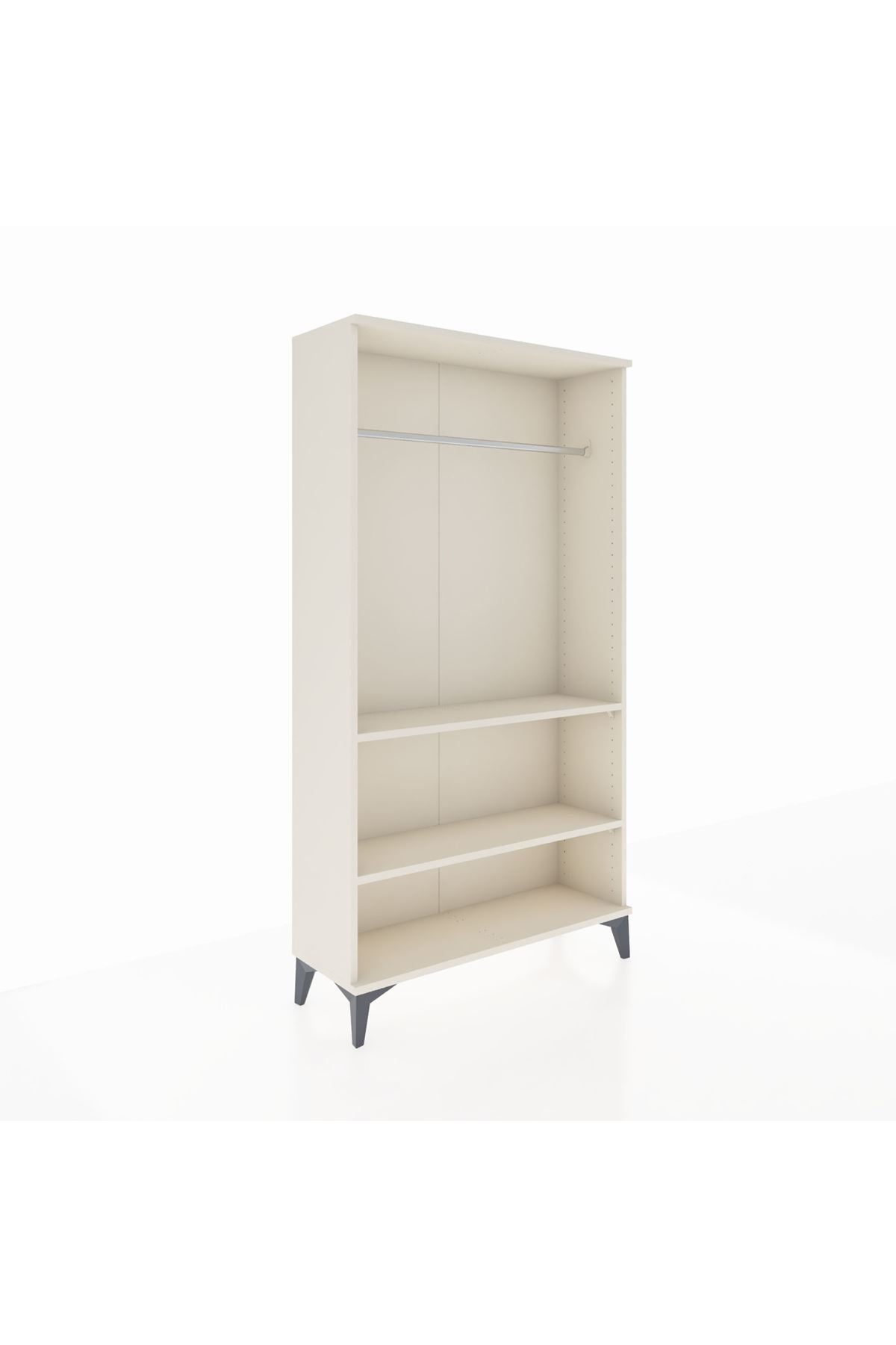 Arges Dolap 2 Raflı Kapaklı Tek Askılı 88x30x163 - S21M104V1A