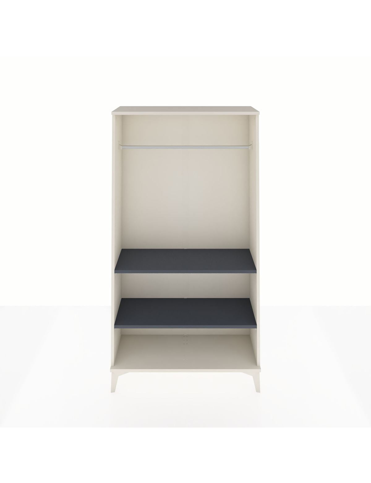 Arges Dolap 2 Raflı Kapaklı Tek Askılı 88x30x163 - S21M104V2A