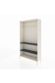 Arges Dolap 2 Raflı Kapaklı Tek Askılı 88x30x163 - S21M104V2A