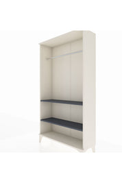 Arges Dolap 2 Raflı Kapaklı Tek Askılı 88x30x163 - S21M104V2A