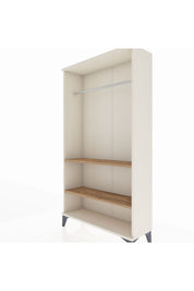 Arges Dolap 2 Raflı Kapaklı Tek Askılı 88x30x163 - S21M104V3A