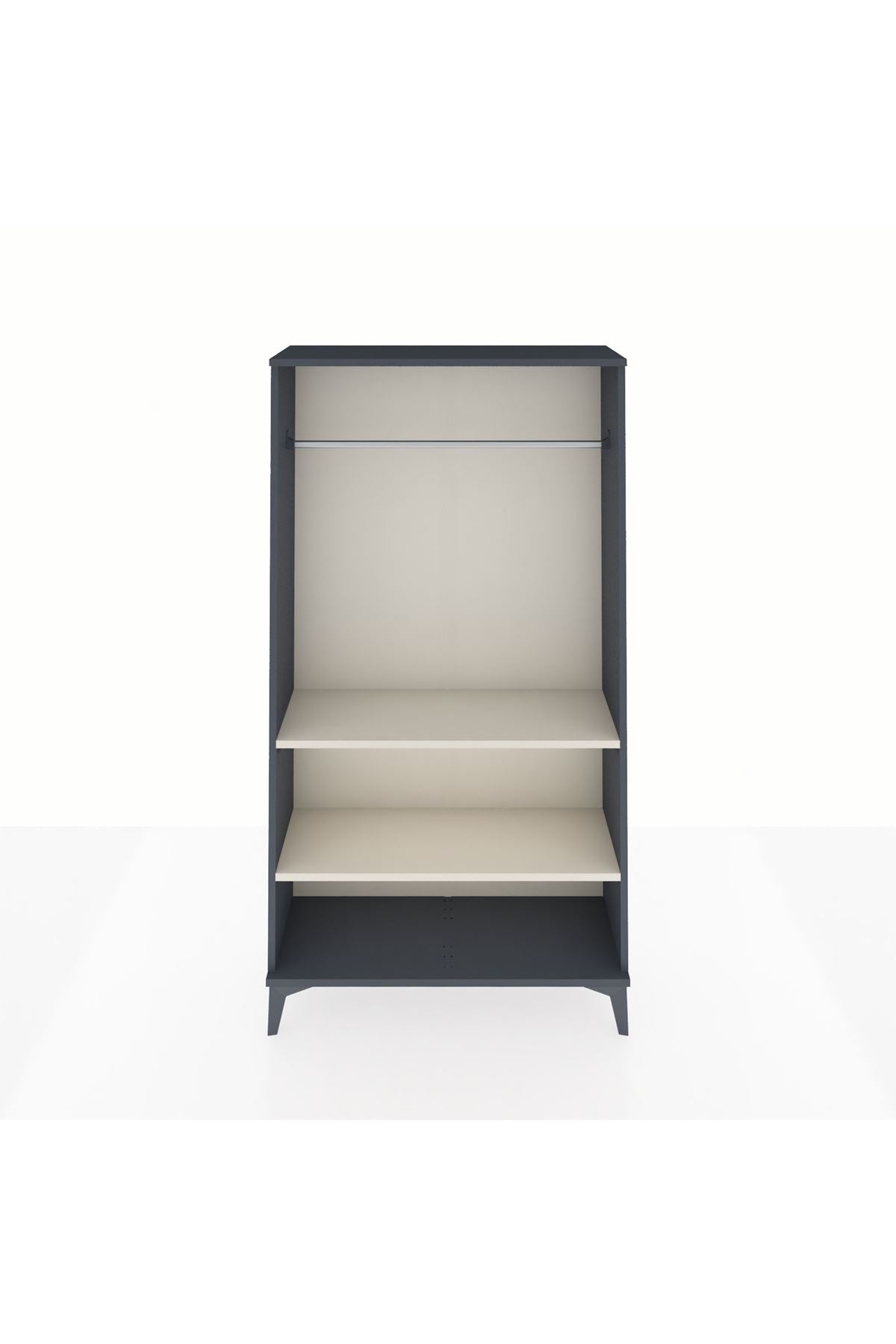 Arges Dolap 2 Raflı Kapaklı Tek Askılı 88x30x163 - S21M104V4A