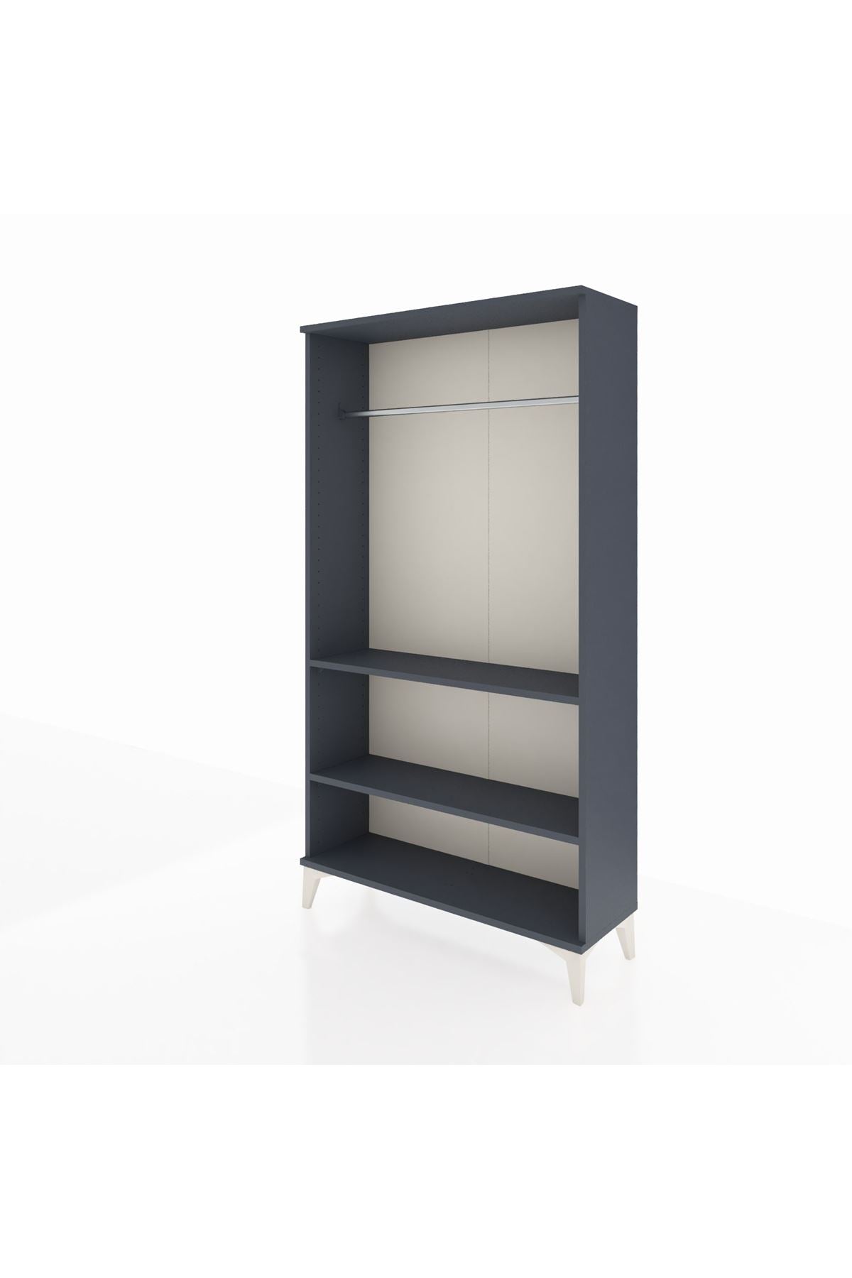 Arges Dolap 2 Raflı Kapaklı Tek Askılı 88x30x163 - S21M104V5A