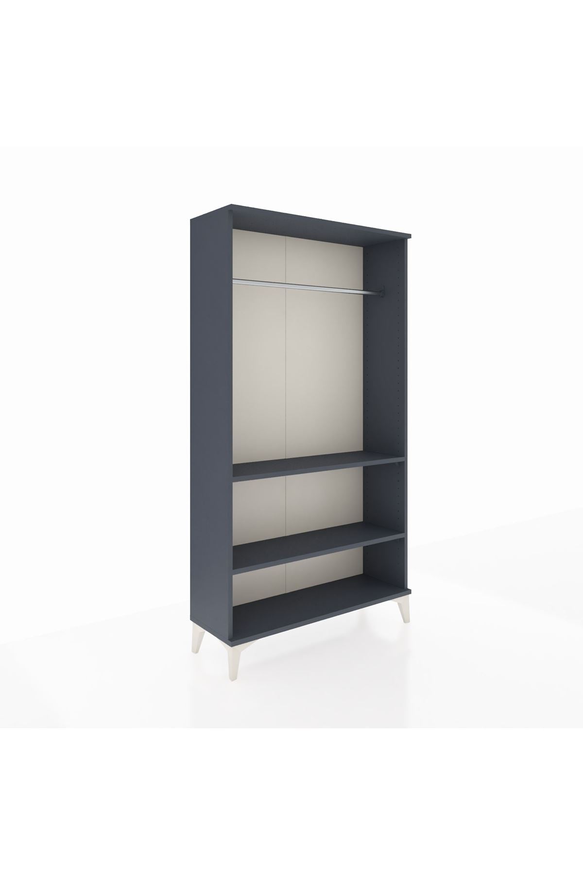 Arges Dolap 2 Raflı Kapaklı Tek Askılı 88x30x163 - S21M104V5A