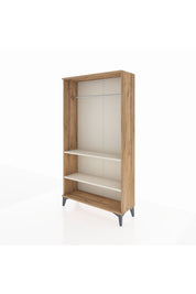Arges Dolap 2 Raflı Kapaklı Tek Askılı 88x30x163 - S21M104V7A