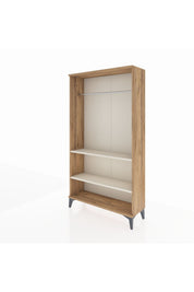 Arges Dolap 2 Raflı Kapaklı Tek Askılı 88x30x163 - S21M104V7A