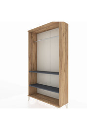 Arges Dolap 2 Raflı Kapaklı Tek Askılı 88x30x163 - S21M104V8A