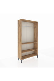 Arges Dolap 2 Raflı Kapaklı Tek Askılı 88x30x163 - S21M104V9A