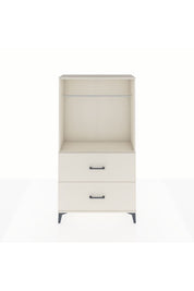 Arges Dolap Tek Raflı 2 Çekmeceli Tek Askılı 88x30x163 - S21M106V1A