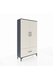 Arges Dolap 2 Raflı Tek Çekmeceli Tek Askılı 88x30x163 - S21M107V4A