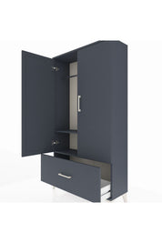 Arges Dolap 2 Raflı Tek Çekmeceli Tek Askılı 88x30x163 - S21M107V5A
