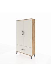 Arges Dolap 2 Raflı Tek Çekmeceli Tek Askılı 88x30x163 - S21M107V7A