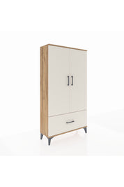 Arges Dolap 2 Raflı Tek Çekmeceli Tek Askılı 88x30x163 - S21M107V7A