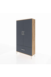 Arges Dolap 2 Raflı Tek Çekmeceli Tek Askılı 88x30x163 - S21M107V8A