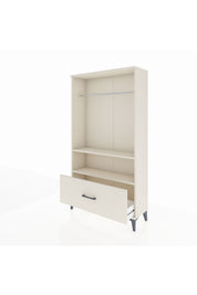 Arges Dolap 2 Raflı Tek Çekmeceli Tek Askılı 88x30x163 - S21M108V1A