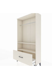 Arges Dolap 2 Raflı Tek Çekmeceli Tek Askılı 88x30x163 - S21M108V1A
