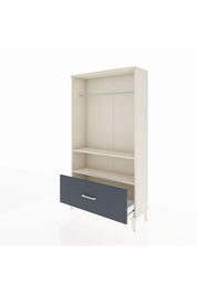 Arges Dolap 2 Raflı Tek Çekmeceli Tek Askılı 88x30x163 - S21M108V2A
