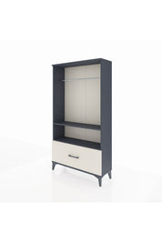 Arges Dolap 2 Raflı Tek Çekmeceli Tek Askılı 88x30x163 - S21M108V4A