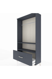 Arges Dolap 2 Raflı Tek Çekmeceli Tek Askılı 88x30x163 - S21M108V5A