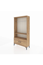 Arges Dolap 2 Raflı Tek Çekmeceli Tek Askılı 88x30x163 - S21M108V9A