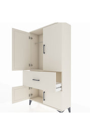 Arges Dolap Tek Raflı Tek Çekmeceli Tek Askılı 88x30x163 - S21M109V1A